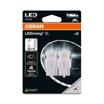Диодна крушка (LED крушка) 12V, W21W, W3x16d, блистер 2 бр. Osram